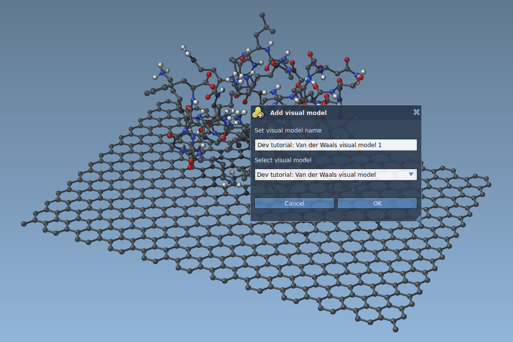 Add Van der Waals visual model