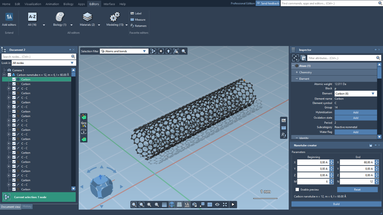 Editor example