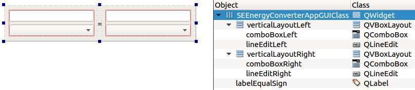 GUI in Qt Creator