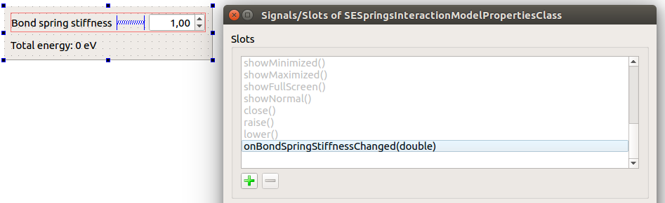 UI: add a slot