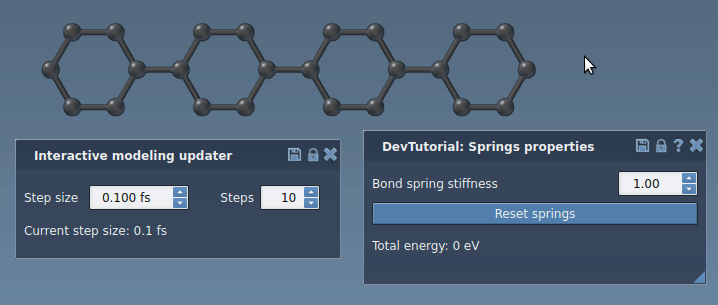 Example with reset