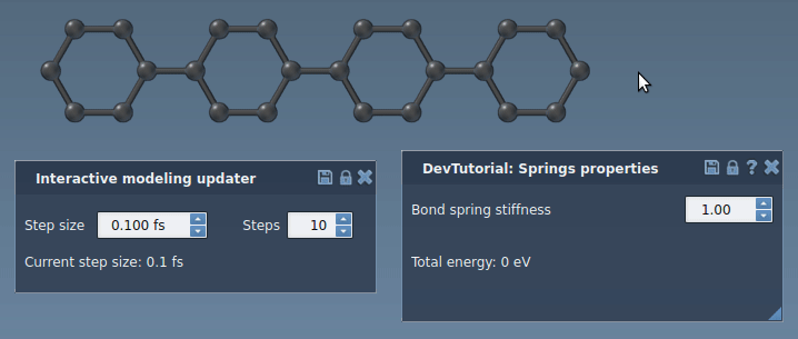 Changing stiffness parameter