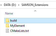 The build folder