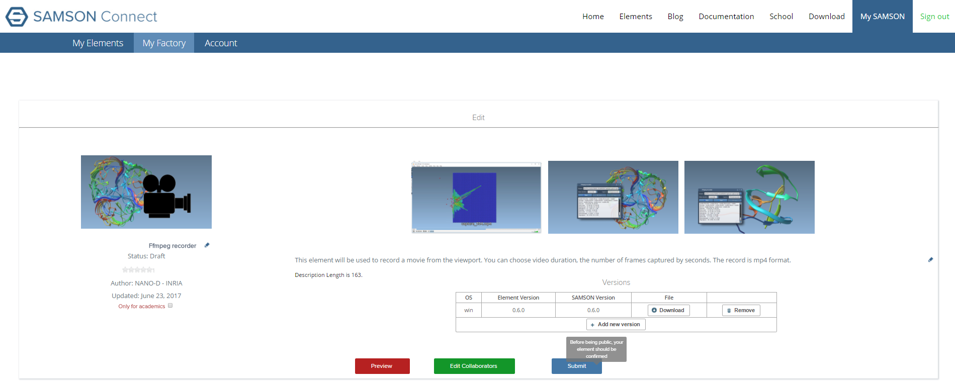 Publishing the developed extension on SAMSON Connect