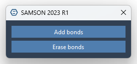 The app interface