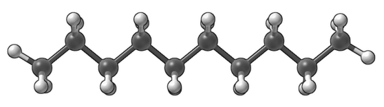Decane molecule