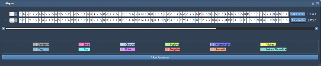 Align sequences