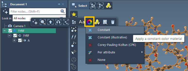 Applying color schemes