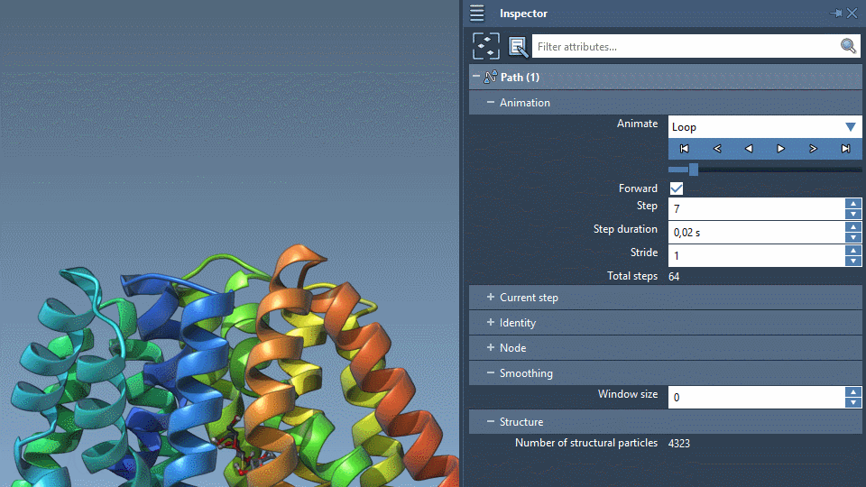The Inspector: viewing trajectories