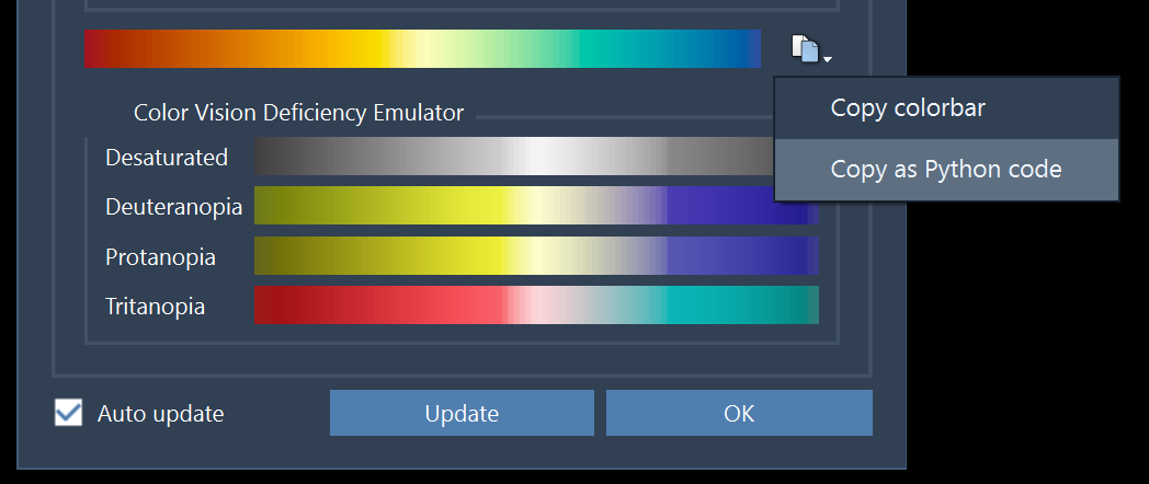 Copy Python code for a color palette