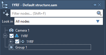 A newly created group in the Document View