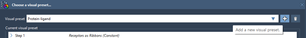 Add a new visual preset