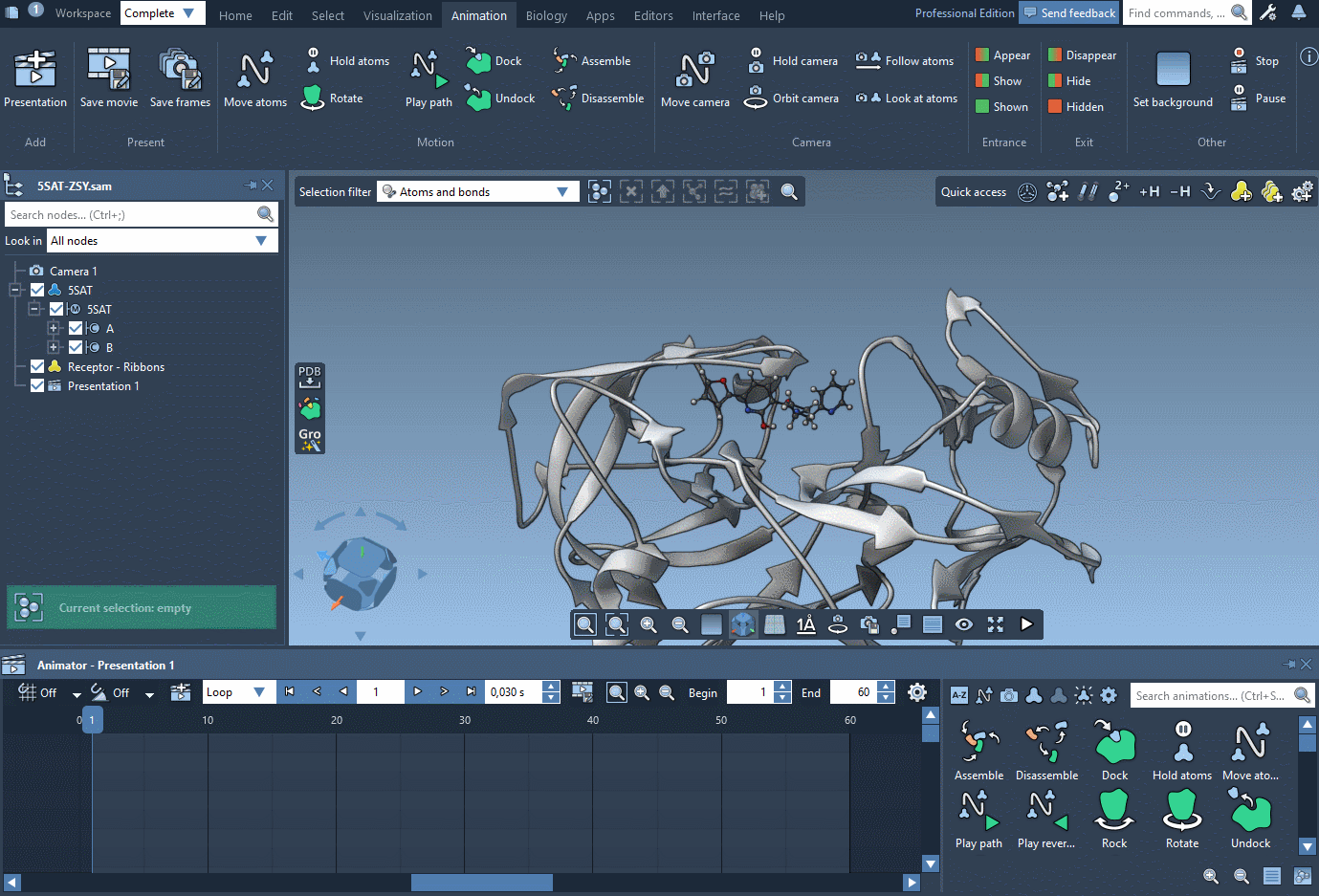 Example: the Dock animation