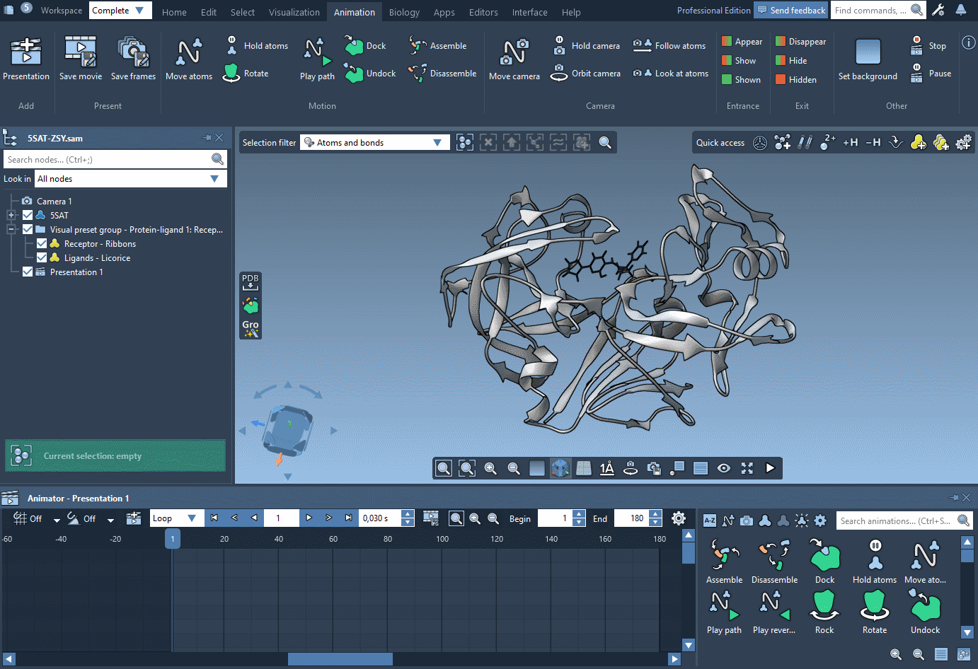 Example: the Flash animation