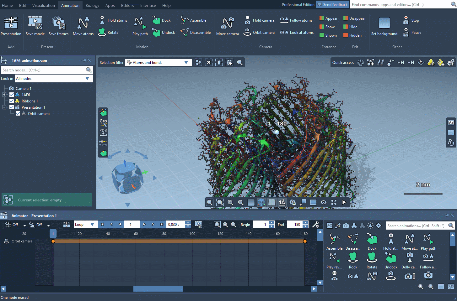 Adding the Disappear animation