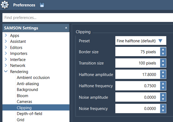 Clipping Preferences