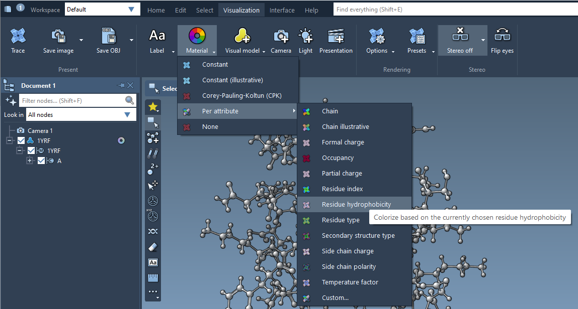 Set color based on an attribute