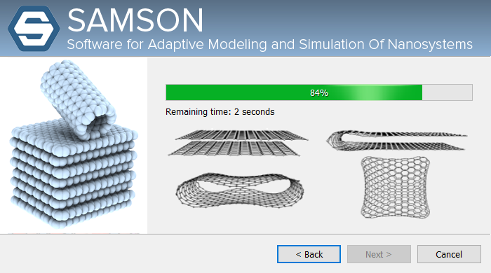 SAMSON is being downloaded from SAMSON Connect