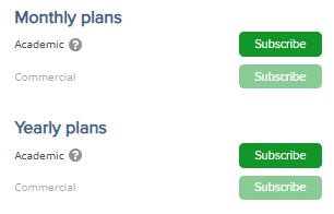 Extension subscribtion