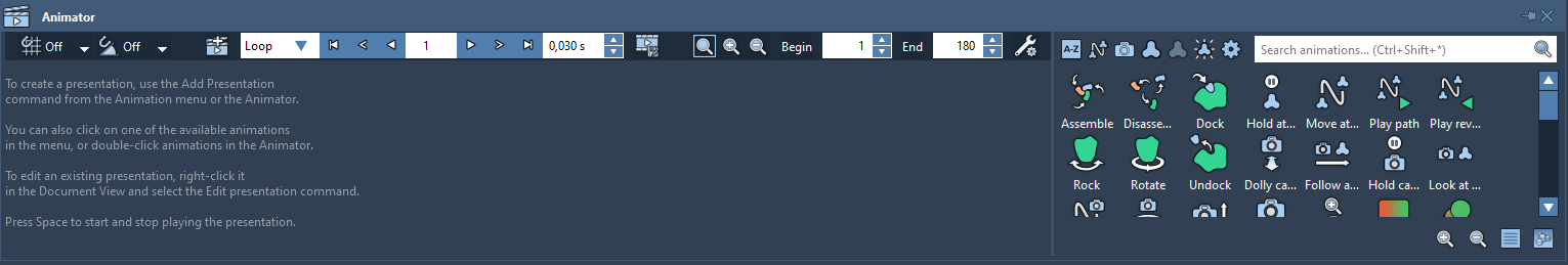The empty animator