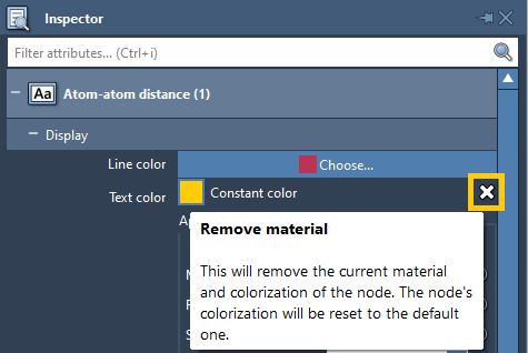 Reset text color
