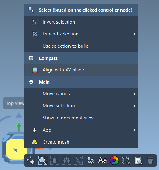 Align using Compass