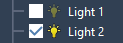 Lights nodes in Document view