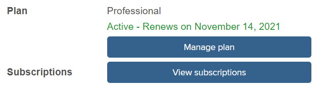View Subscriptions