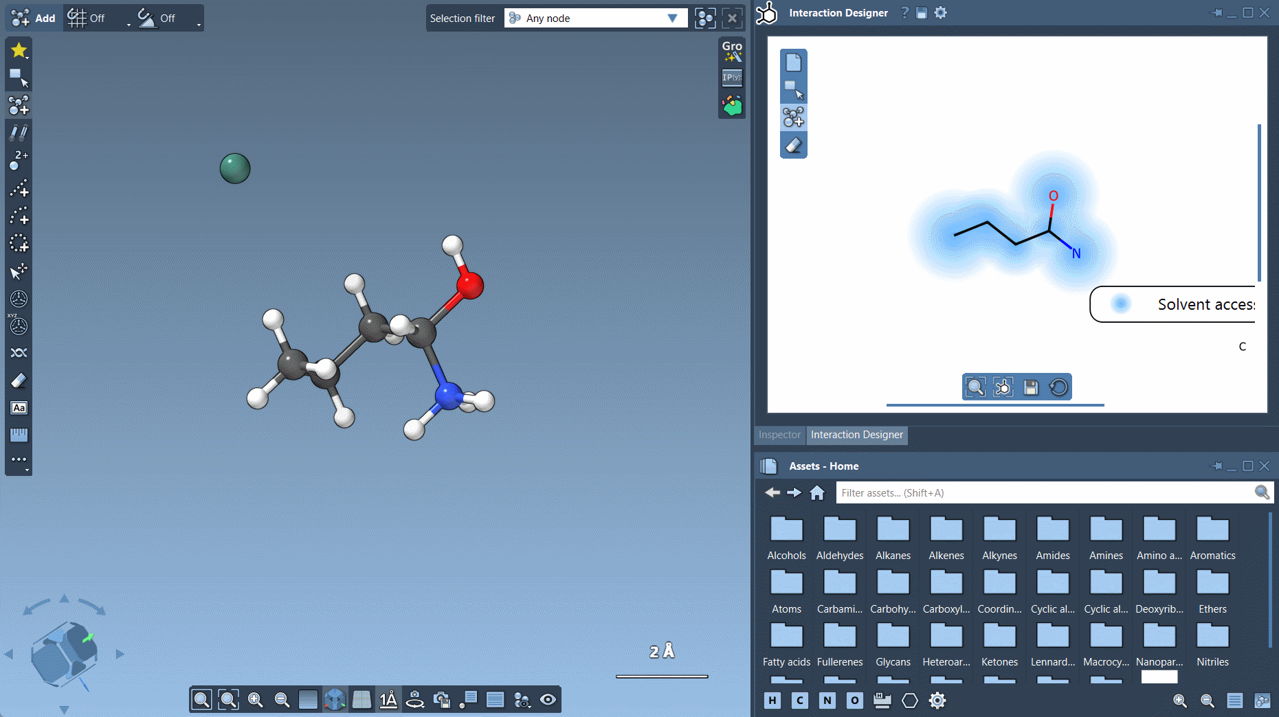 Building with atoms from periodic table