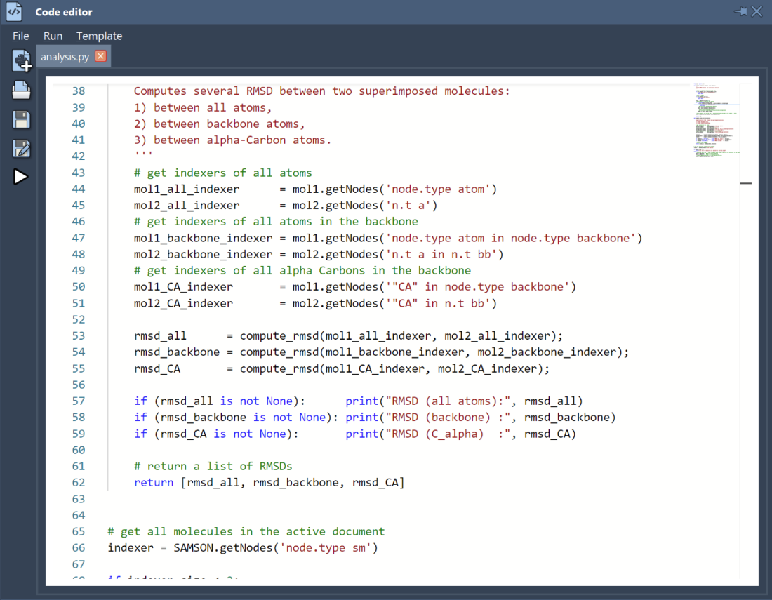 Code Editor Interface