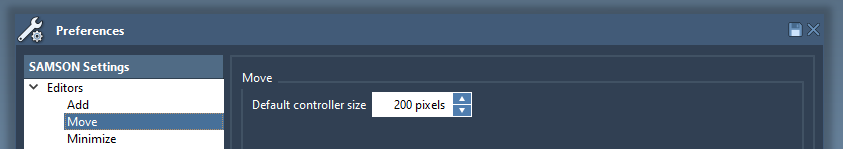 The Move editors preferences