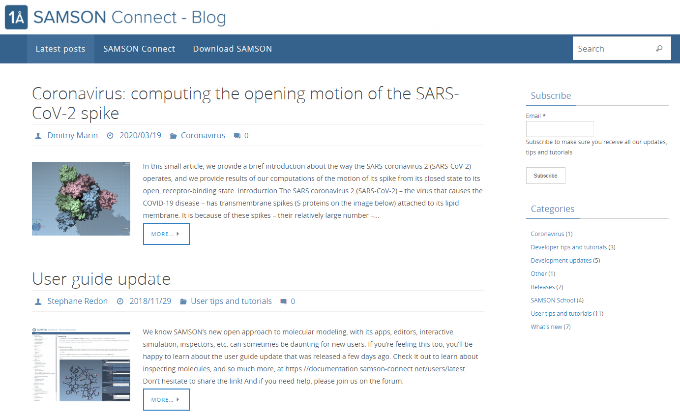 The SAMSON Connect Blog