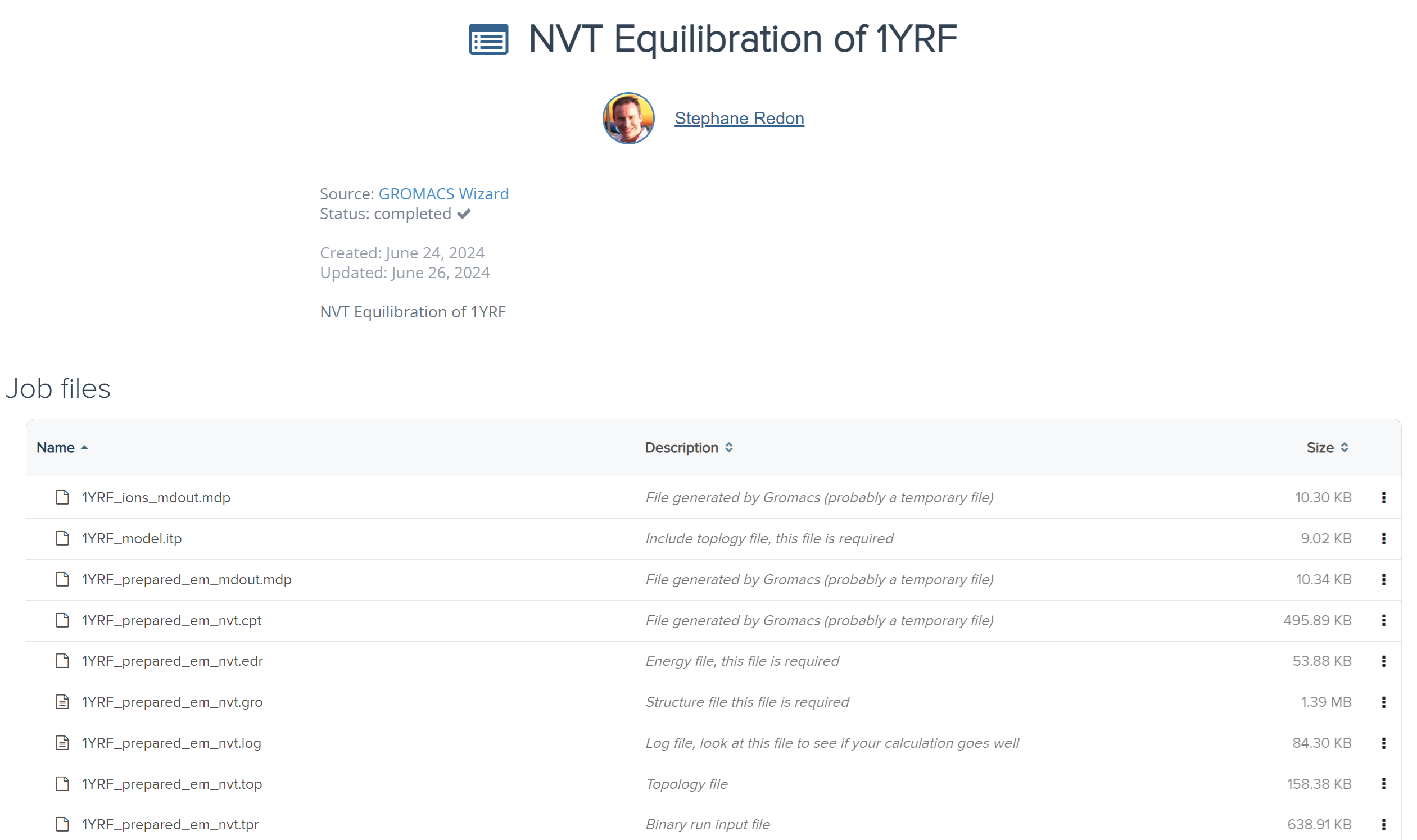 Jobs files on SAMSON Connect