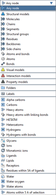 The selection filter