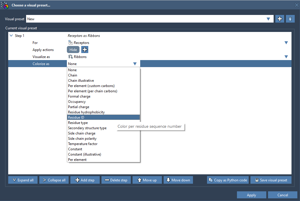 Choose a colorization