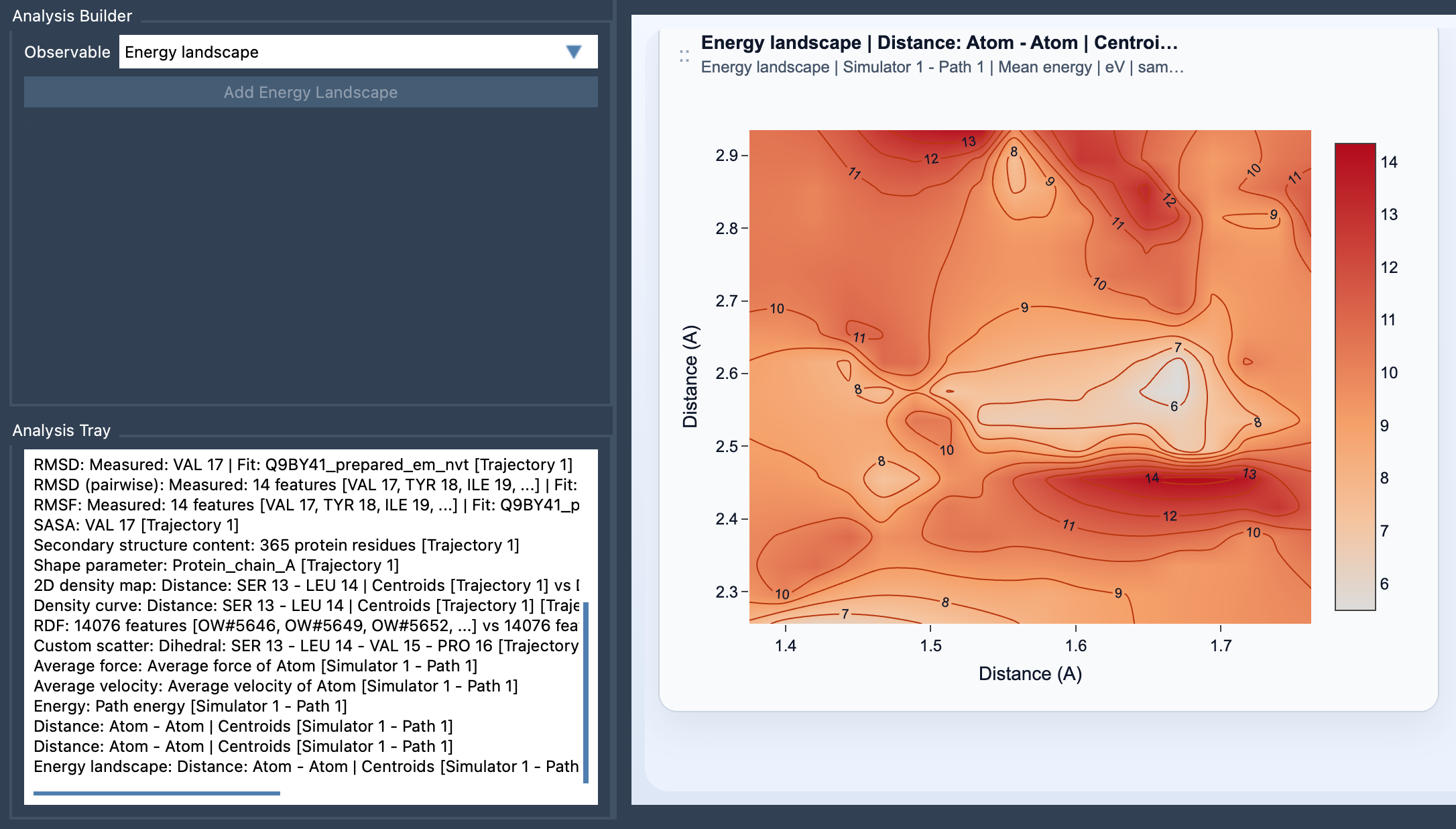 Path Analyzer - Energy landscape